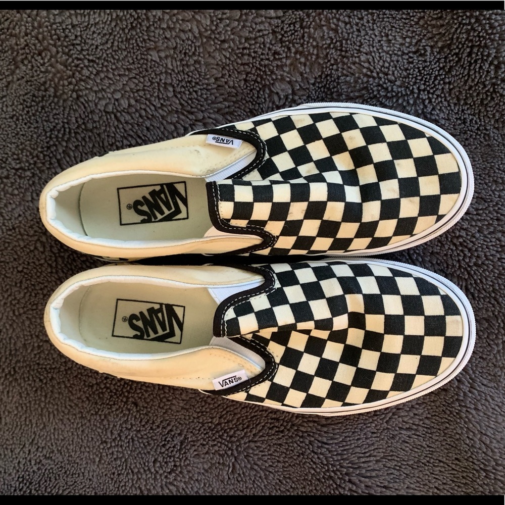 Checkered Slip-on Vans